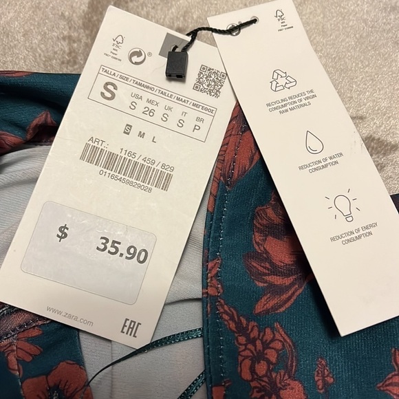 Zara long sleeve dress, stretchy and comfy, small - Picture 10 of 11